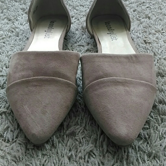 S2 Laundry List Tan Flat Open side Shoes - Picture 2 of 5